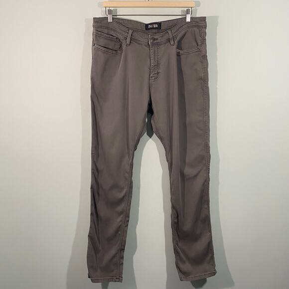 DU/ER Men Grey N2X Relaxed Fit Stretch Performance Jeans Size 36 x 34 - Picture 1 of 7